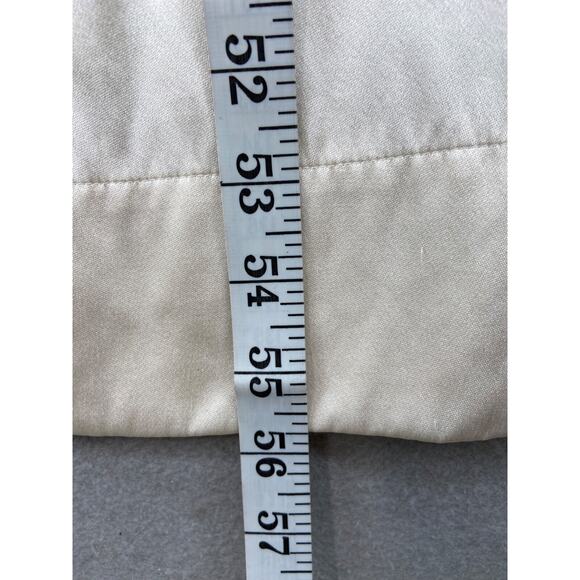 FRAME Dress Sz XS Kaftan Maxi White 100% Silk Split Neck Front Slit Long Sleeve - Picture 7 of 14